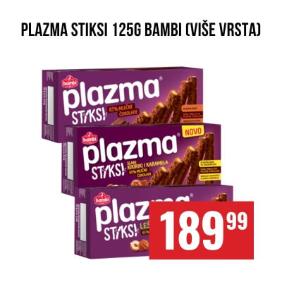 Plazma stiksi 125g Bambi (više vrsta)
