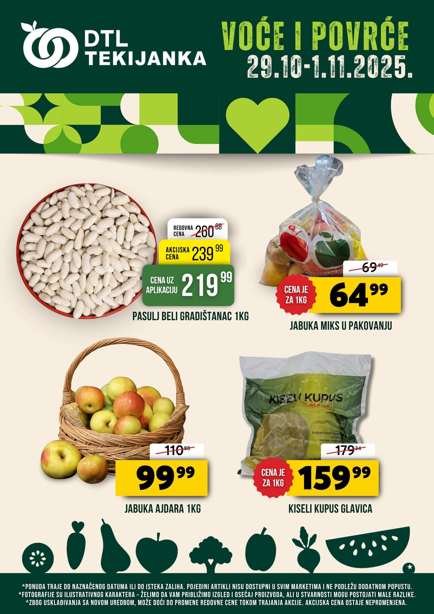 Voće i povrće 29.10-1.11.2025