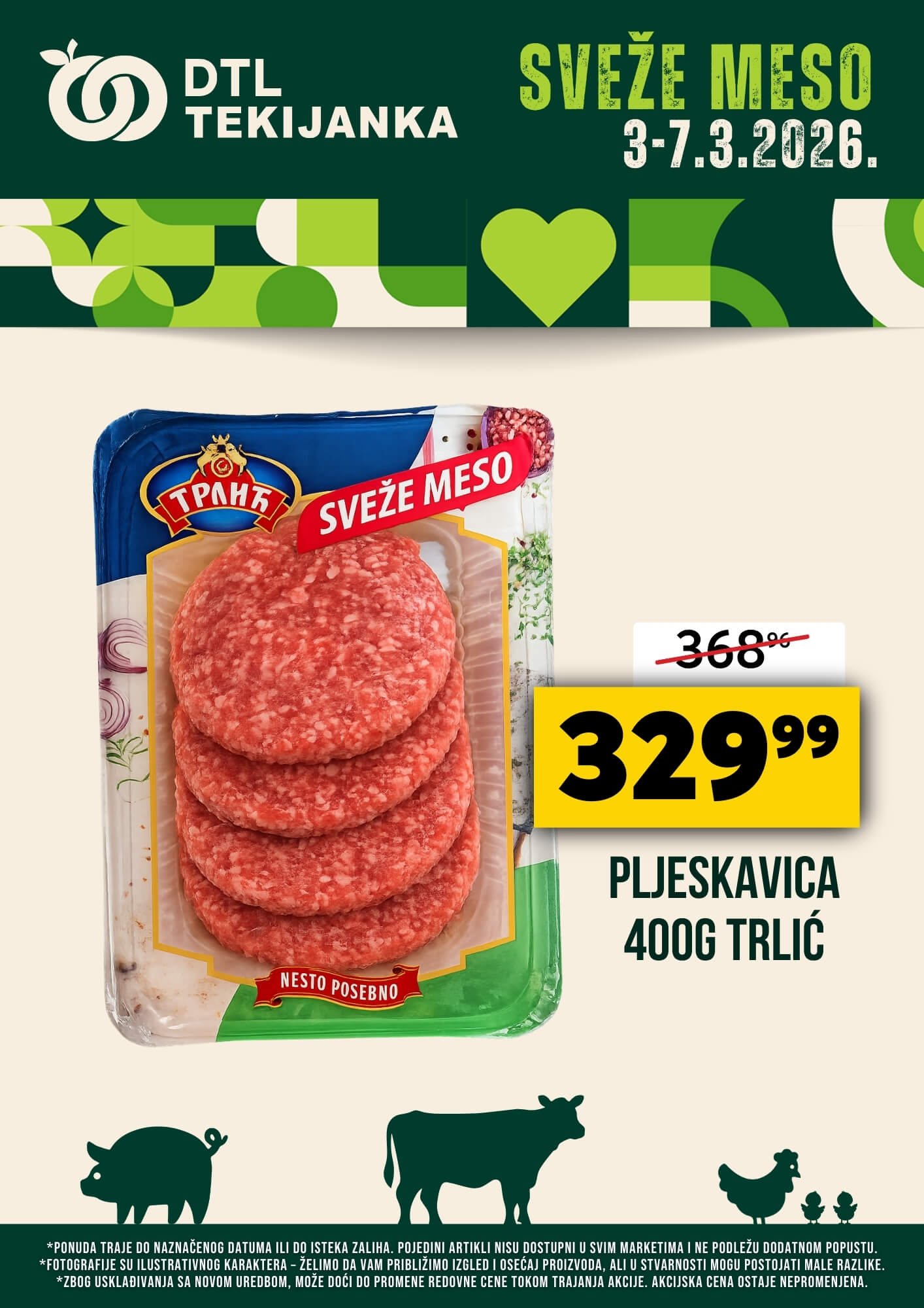 Sveže meso 3-7.3.2026