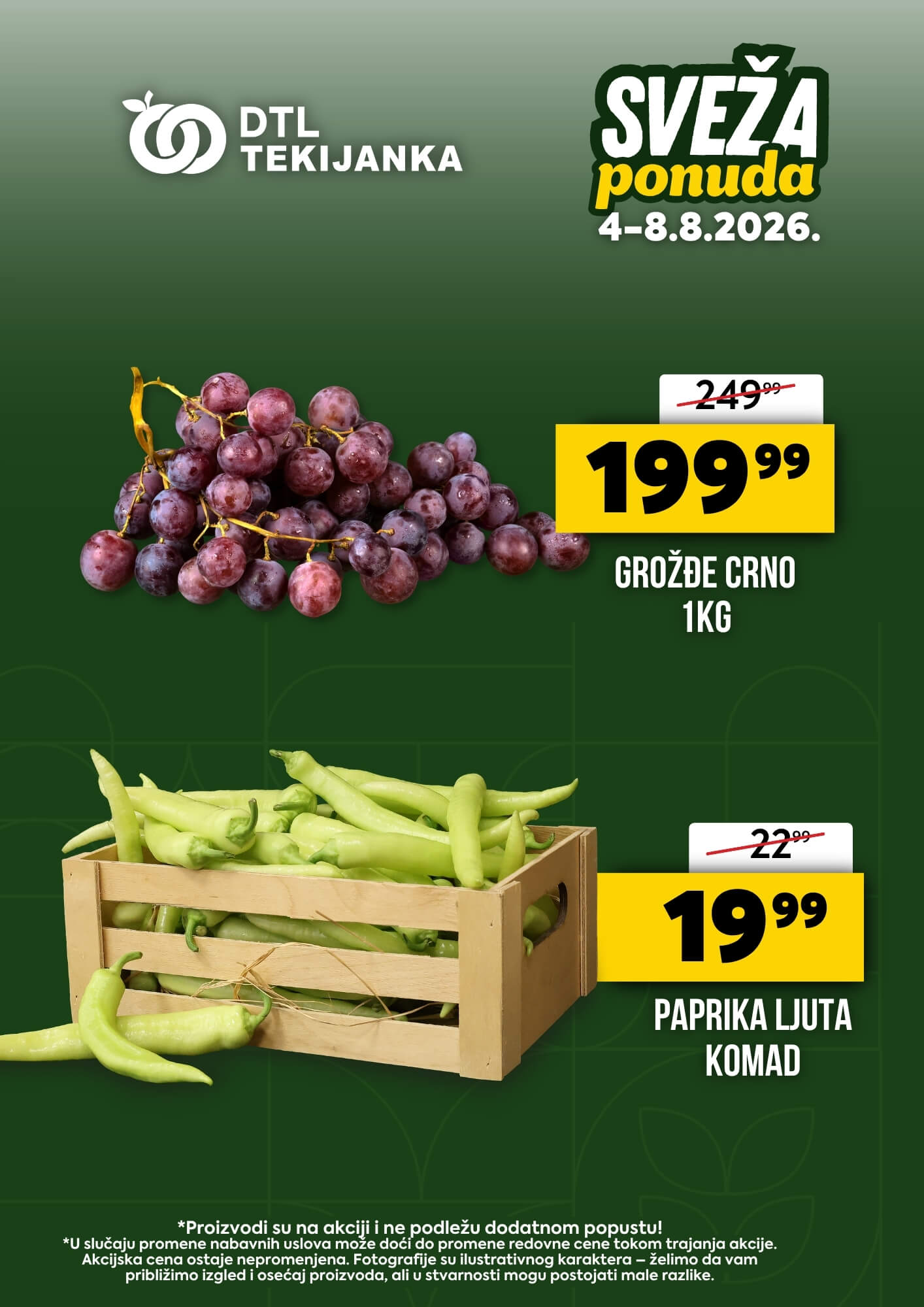 Sveža ponuda 4-8.8.2026